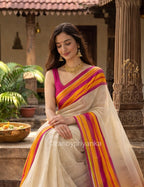 Mridula - Mul Mul Cotton Saree