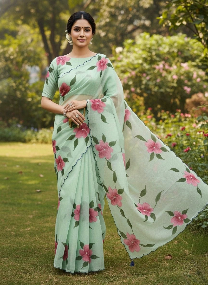 Radha - Soft Organza Saree