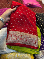 Medha - Premium Viscose Georgette Saree