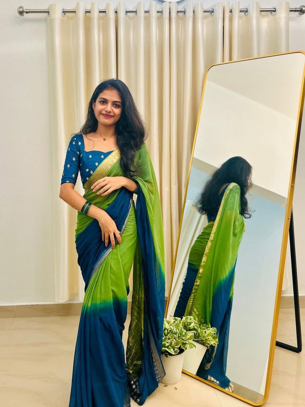 Ridhi - Soft Viscose Georgette saree