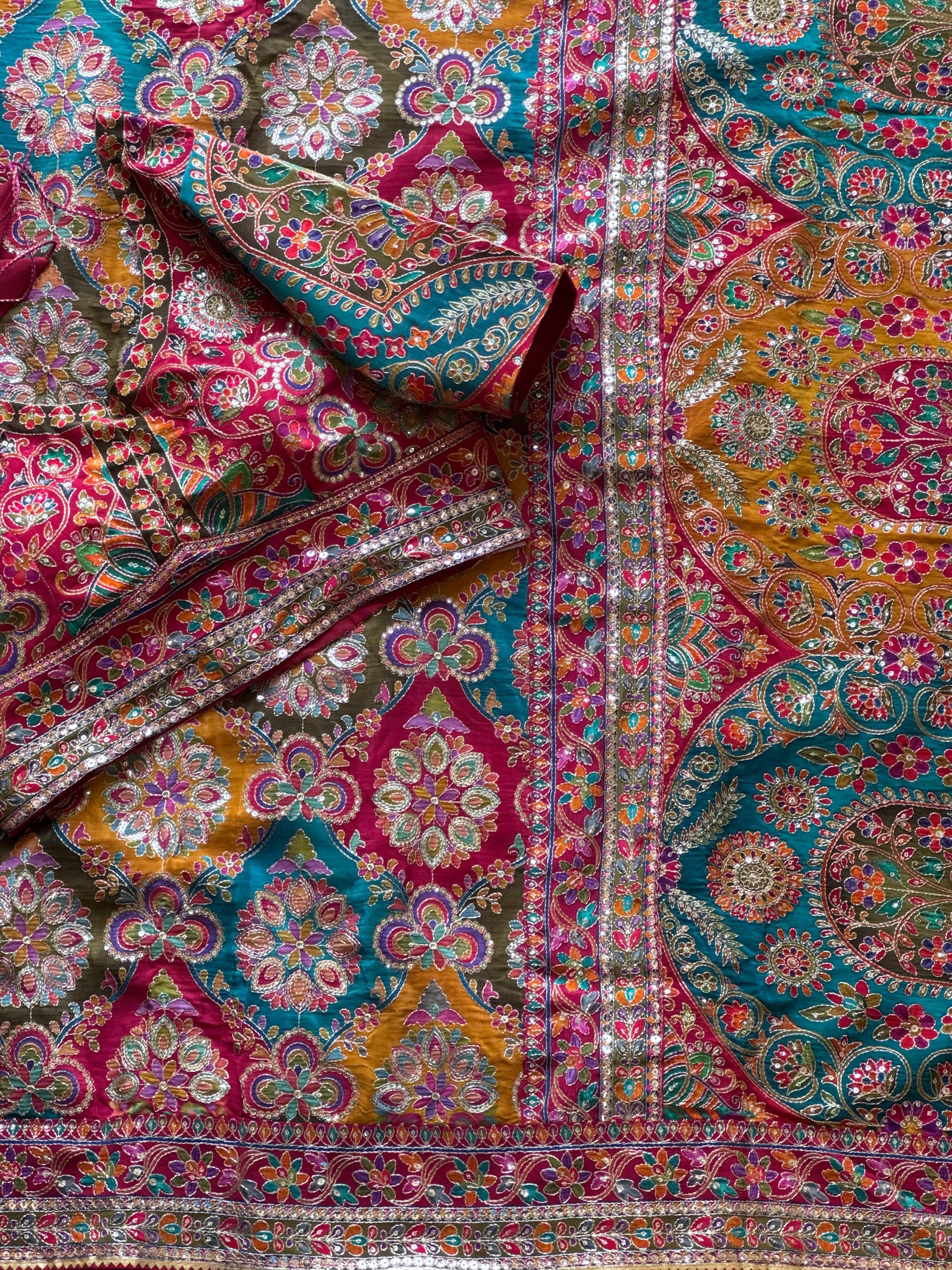 Sonakshi- Designer Tissue Crepe Saree