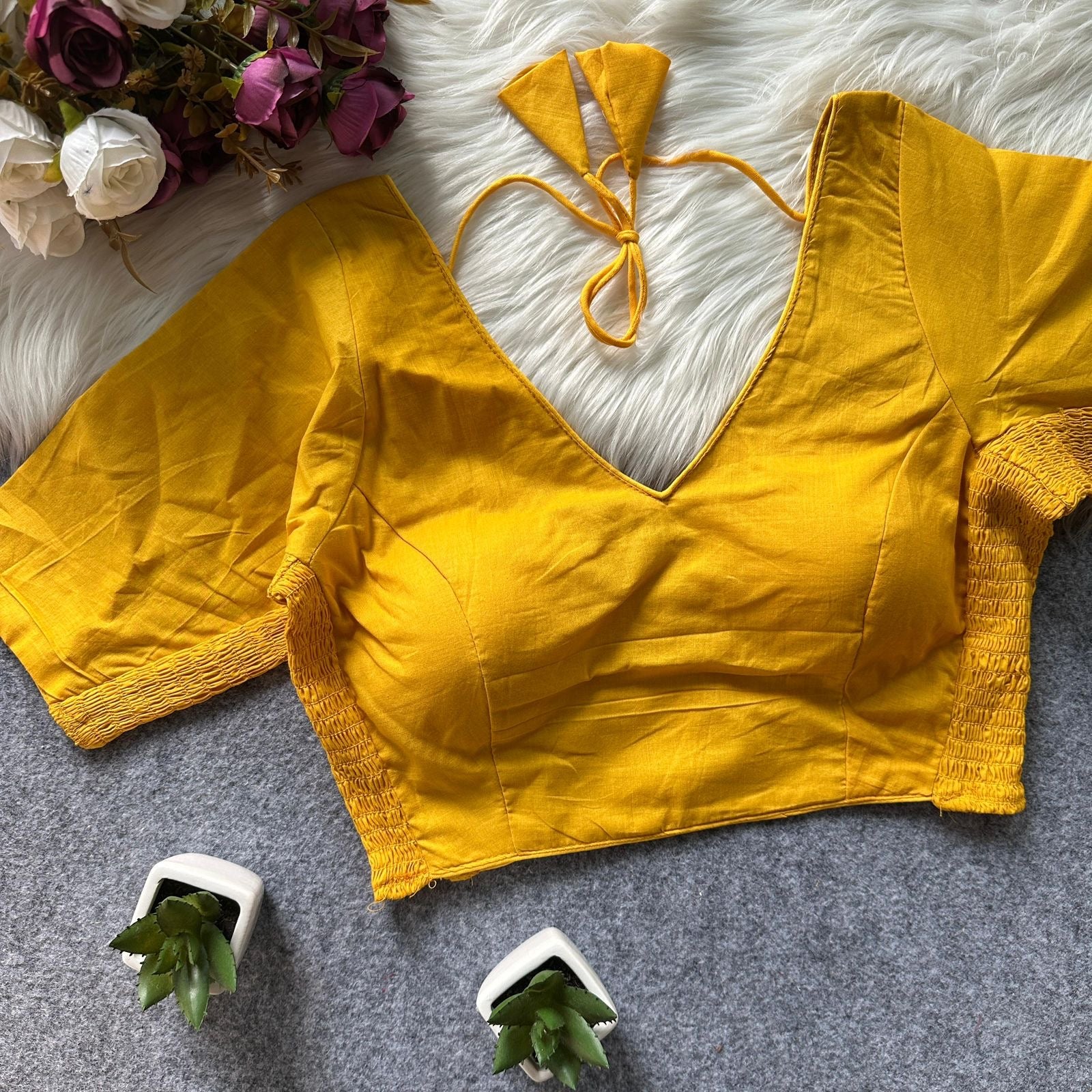 Kirthi - Stretchable Cotton Blouse 