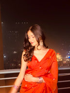 Malar - Crepe Shimmer saree