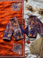 Salini - Designer Tabby Silk Saree