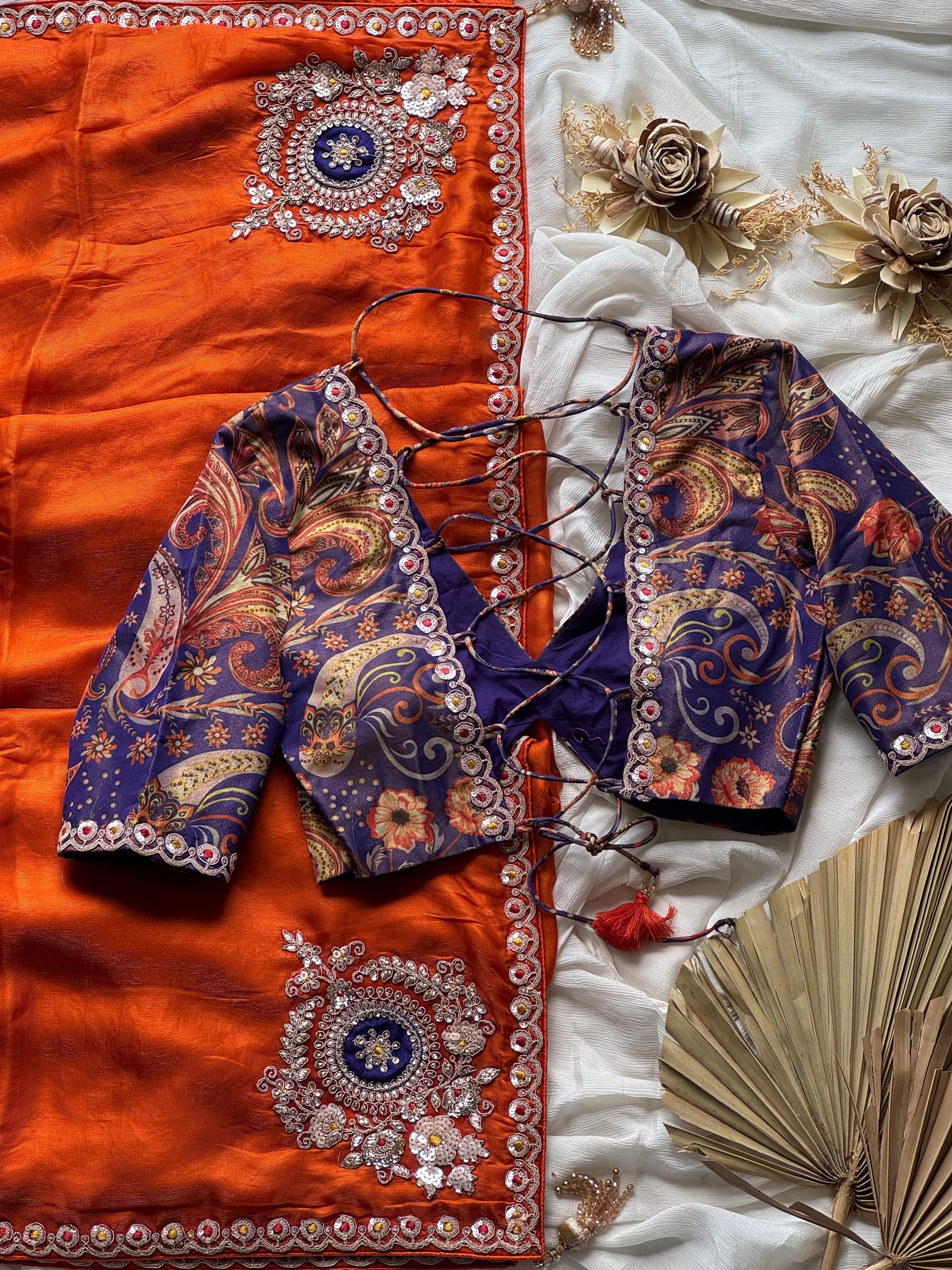Salini - Designer Tabby Silk Saree