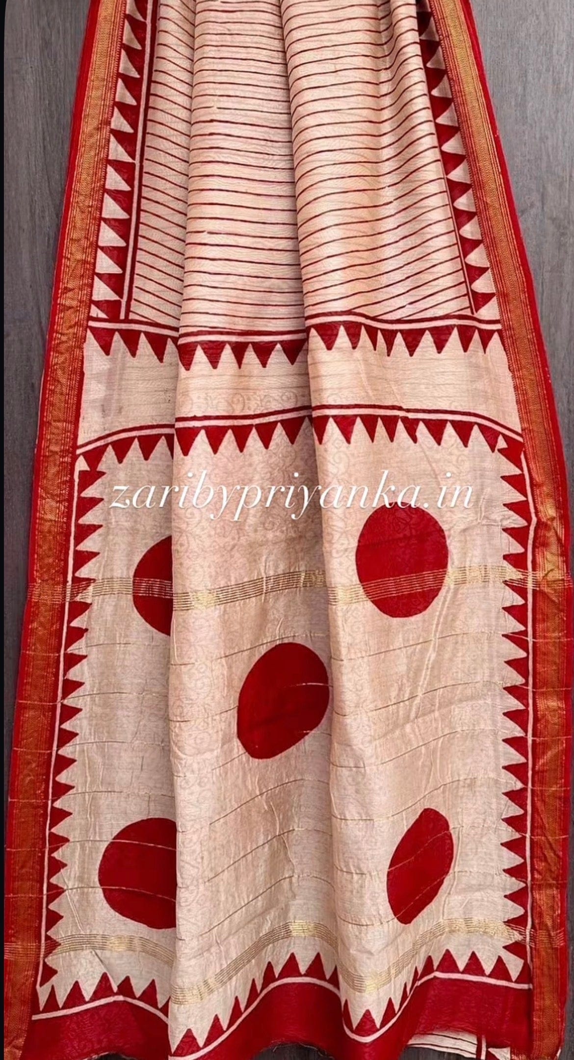 Tatva - Pure Maheswari silk saree