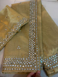 Sadaf – Tissue saree with handwork