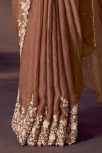 Shaya - Designer Satin Saree