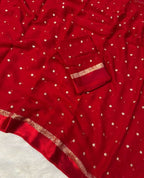 Zia Viscose Georgette Butti Sequin Saree