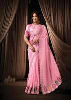 Mahina - Designer Tissue Saree