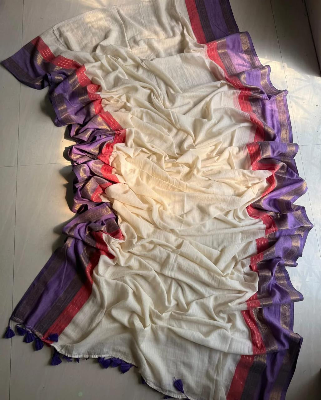 Shamili - 120 Mul Mul Cotton Saree