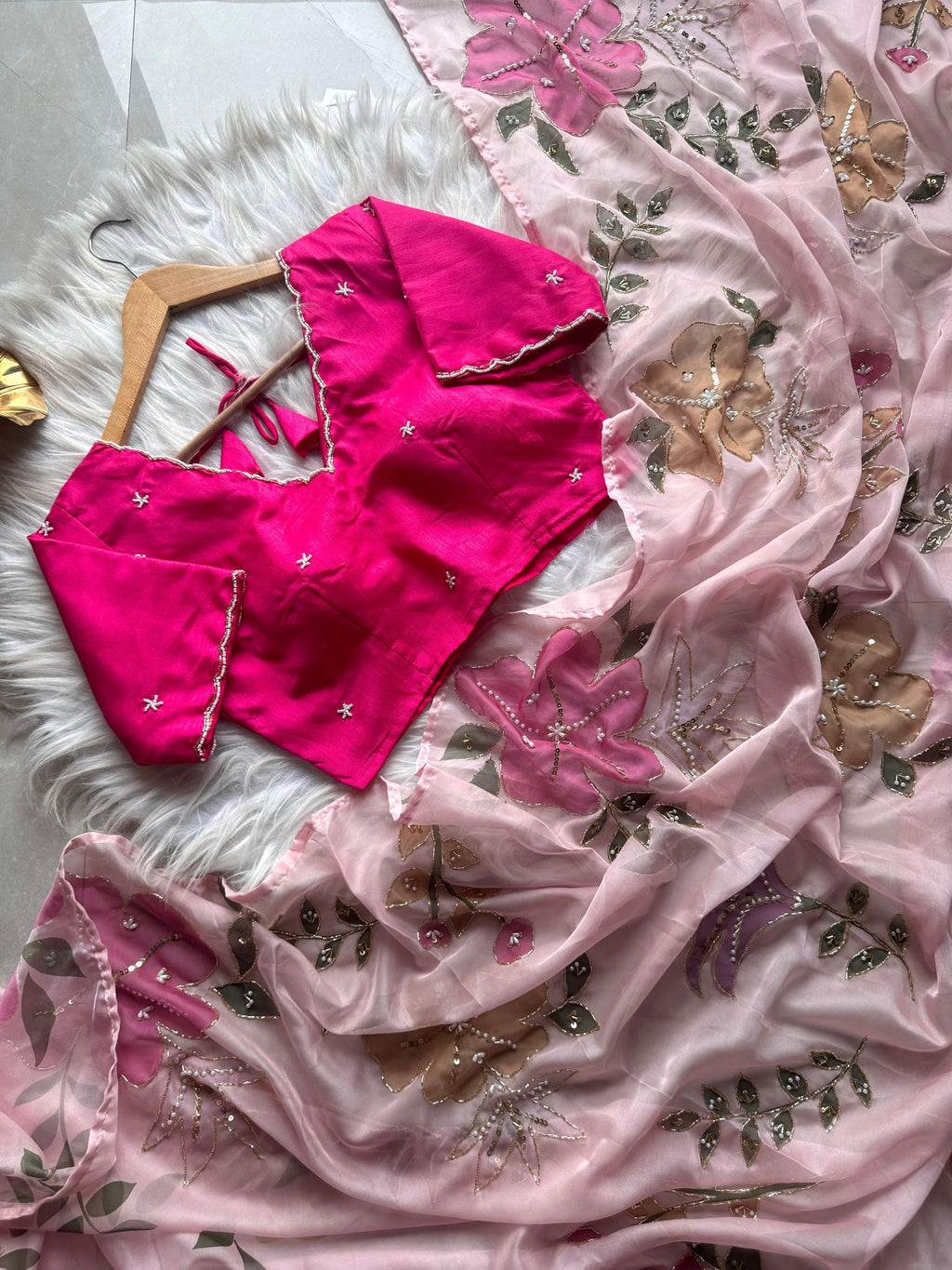 Rooh - Designer Floral Saree