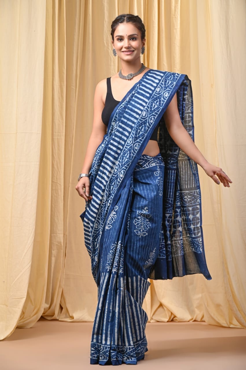 Riva - Mulmul Cotton Saree for your Everyday