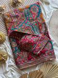 Sonakshi- Designer Tissue Crepe Saree