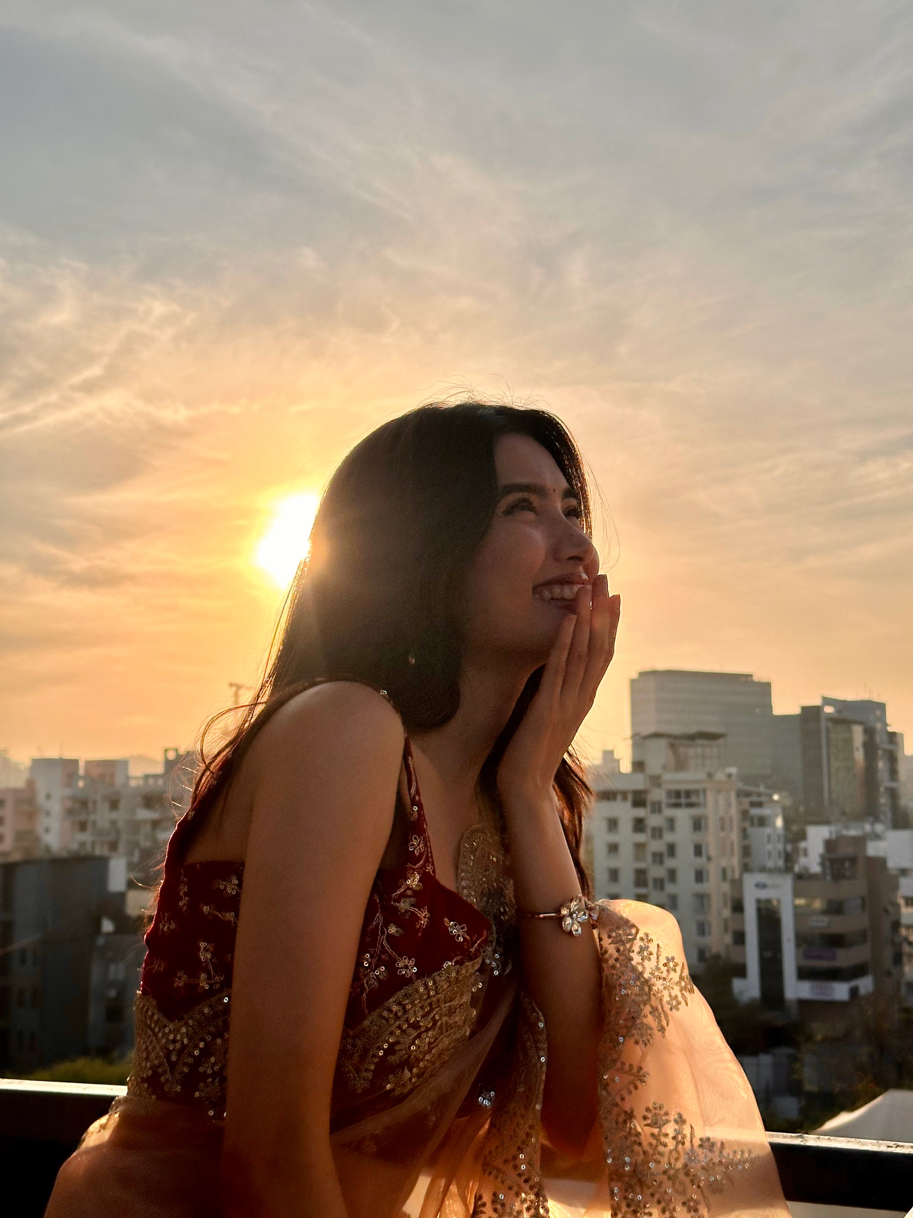 Naina - Soft Organza Saree with handwork