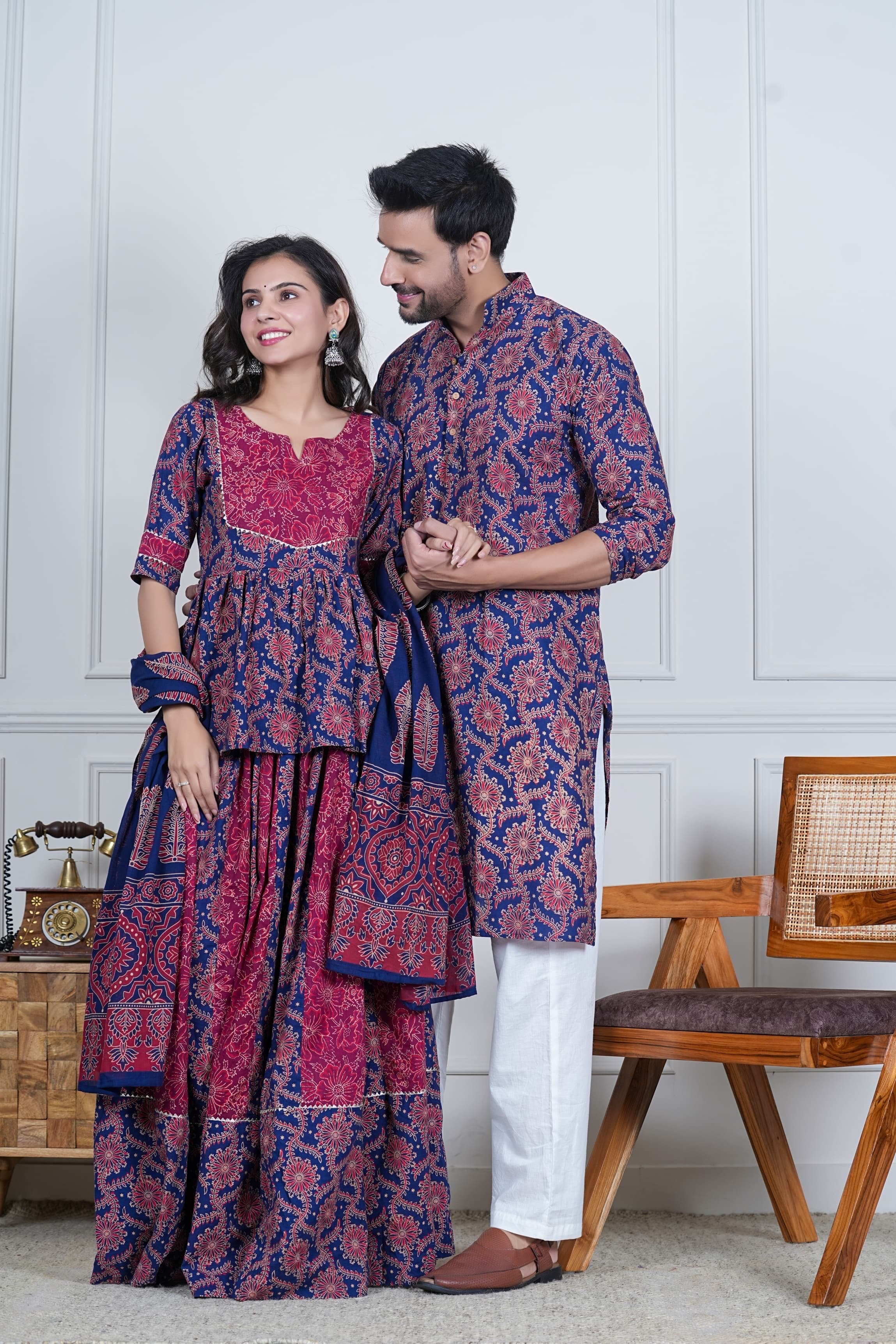 Manara - Bagru Hand Block Printed Designer Collection - 100% pure cotton