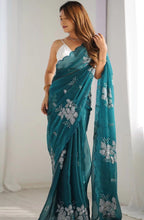 Arti 11 - Organza Sequins Embellished Saree