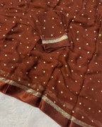 Zia Viscose Georgette Butti Sequin Saree