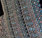 Naina | Handcrafted Ajrakh Couture Saree [Ready to Dispatch]
