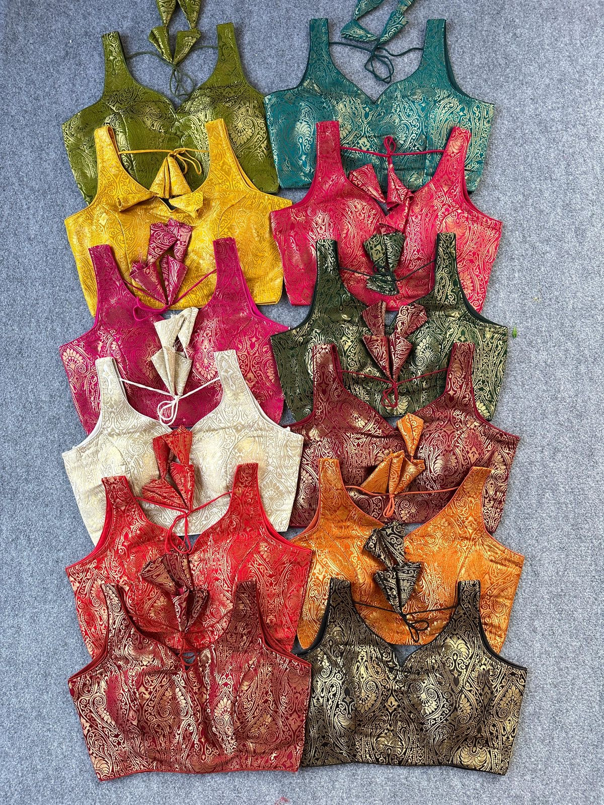 Malana - Satin Silk Padded Blouse 