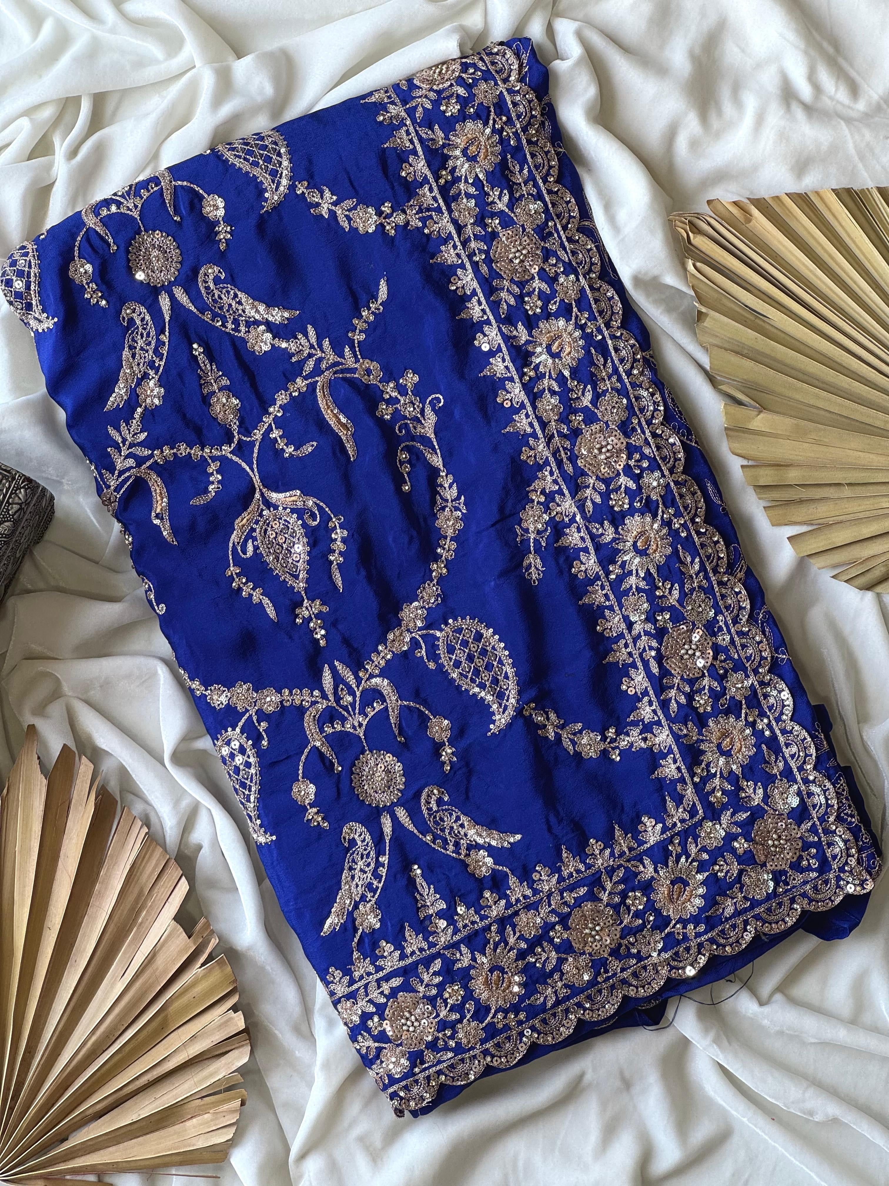 Shura - Designer Crepe Silk Saree