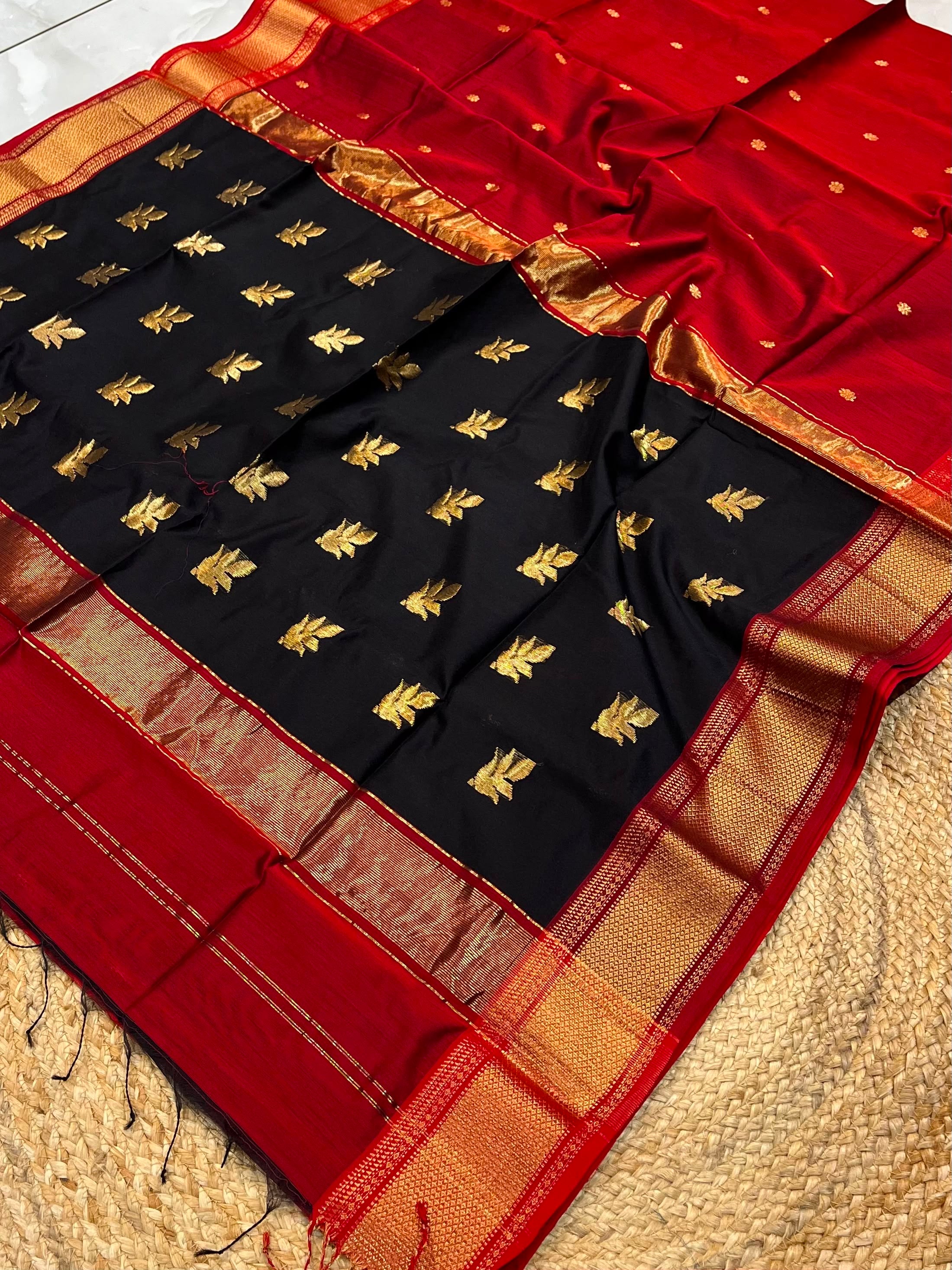 Kushala - Pure Maheswari Silk Saree