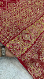Jal - Pure Gajji Silk Saree with full Handwork