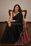 Nashna  - Pure Modal Ajrakh saree