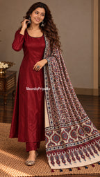 AFREEN | Ajrakh Modal Silk Suit
