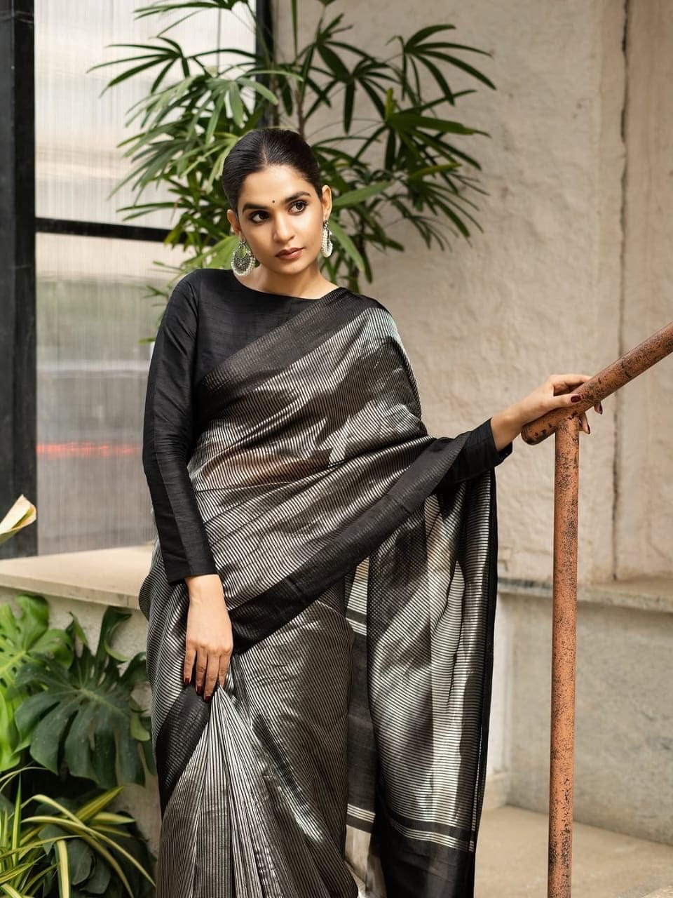 Sagarika - Pure Tissue Saree with Kataan Satin Border