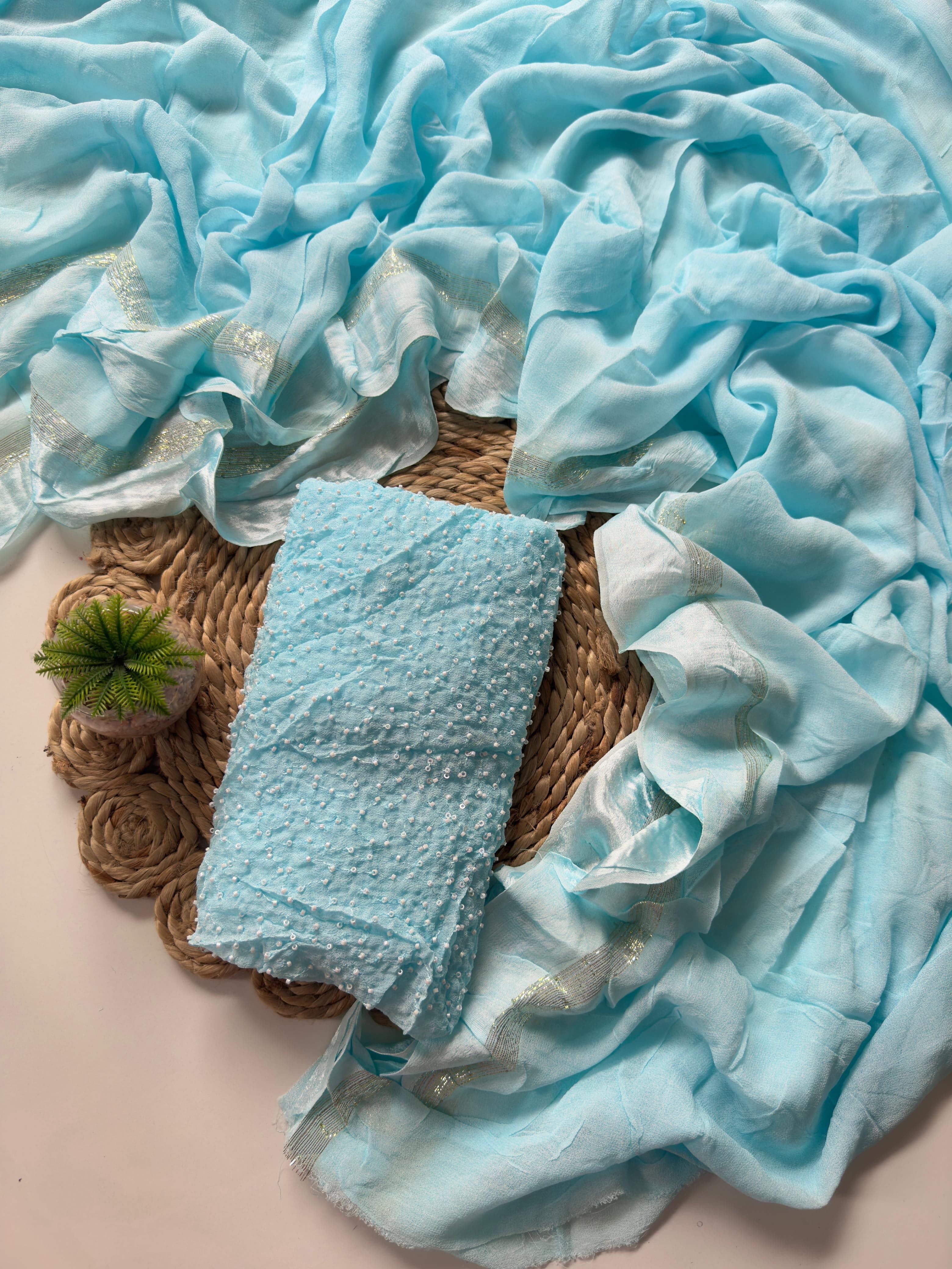 Maya - Viscose Georgette Saree