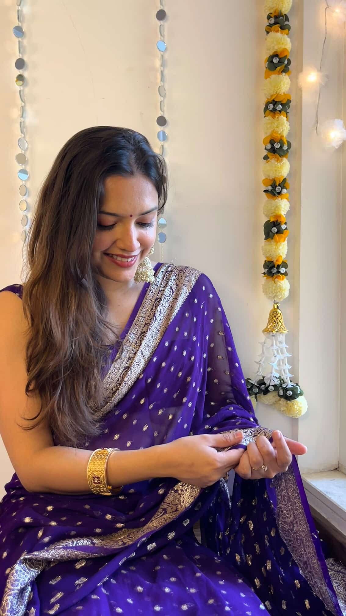 Medha - Premium Viscose Georgette Saree