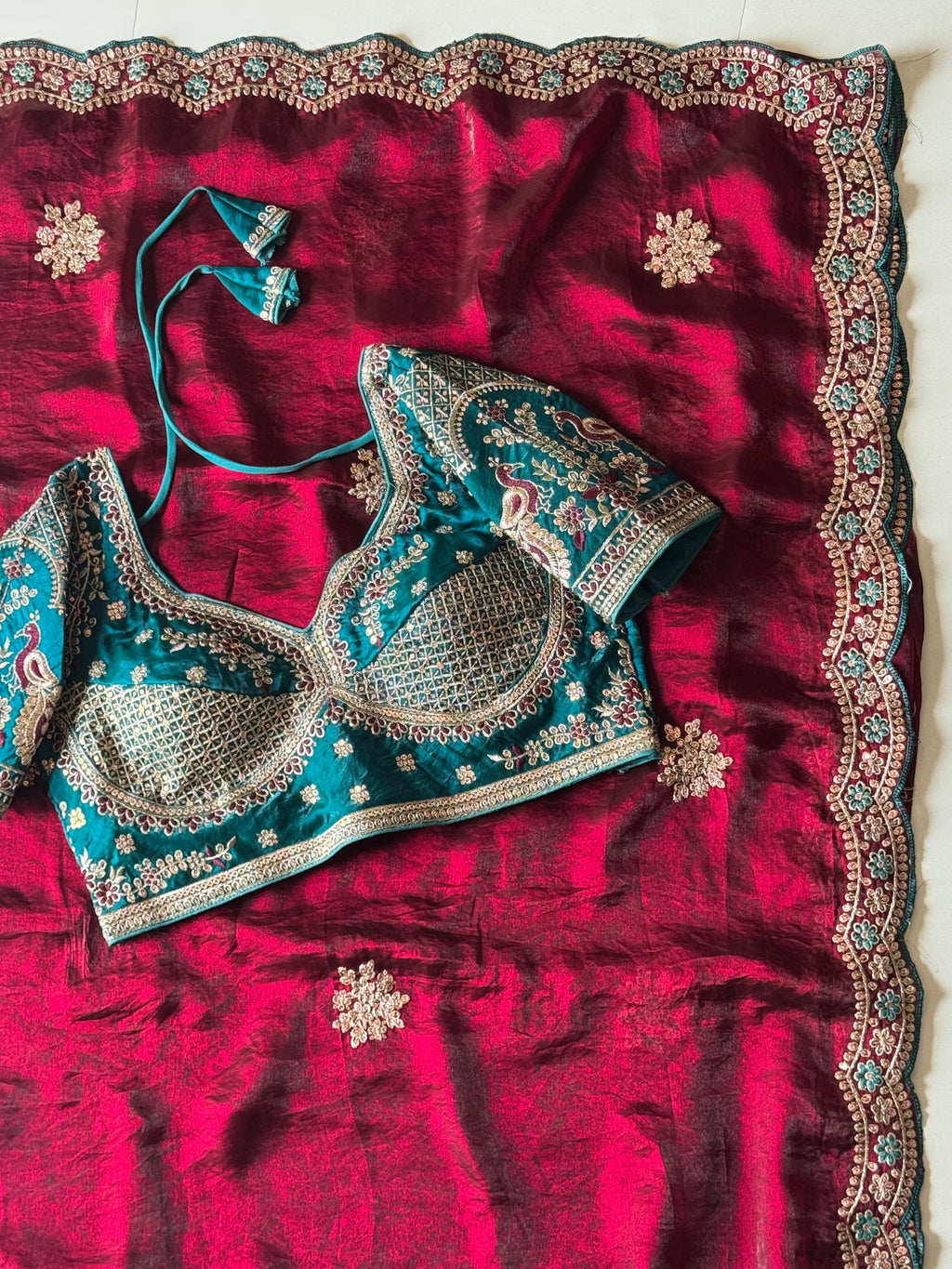 Shreya - Designer Space Silk Saree