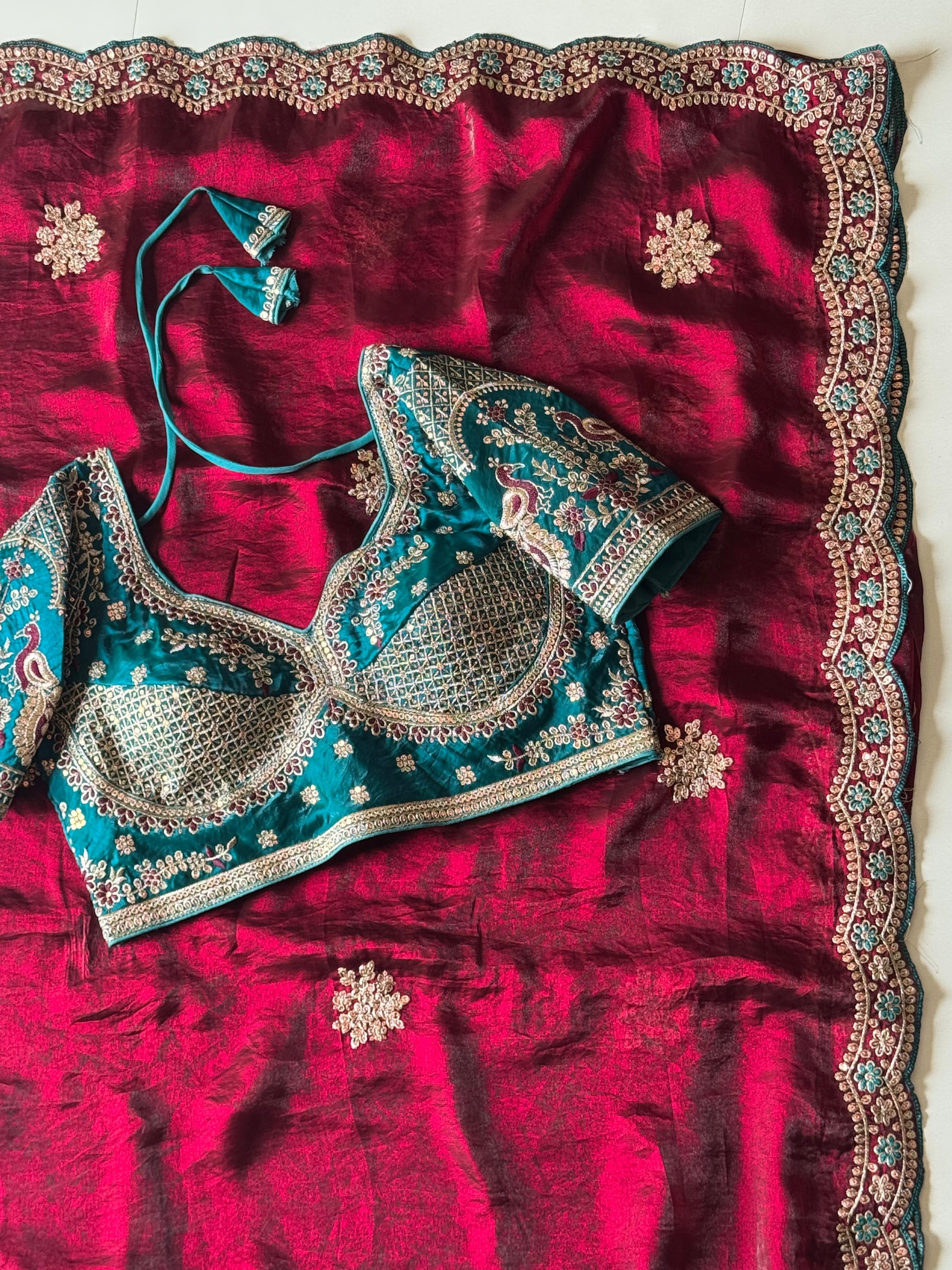 Shreya - Designer Space Silk Saree