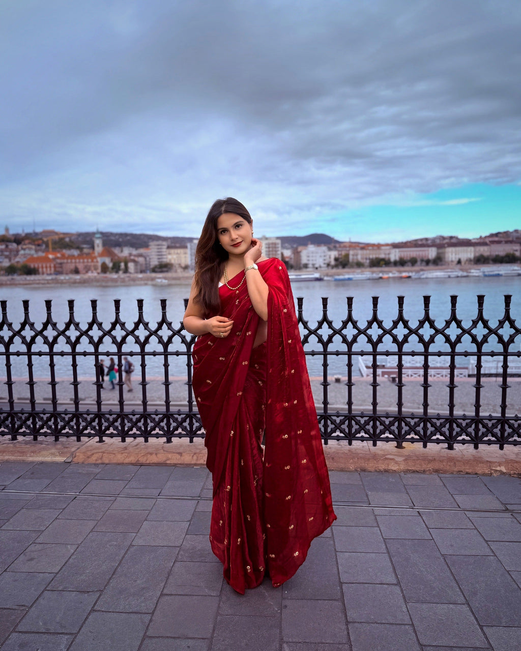 Sarah - Soft Crepe Silk Saree