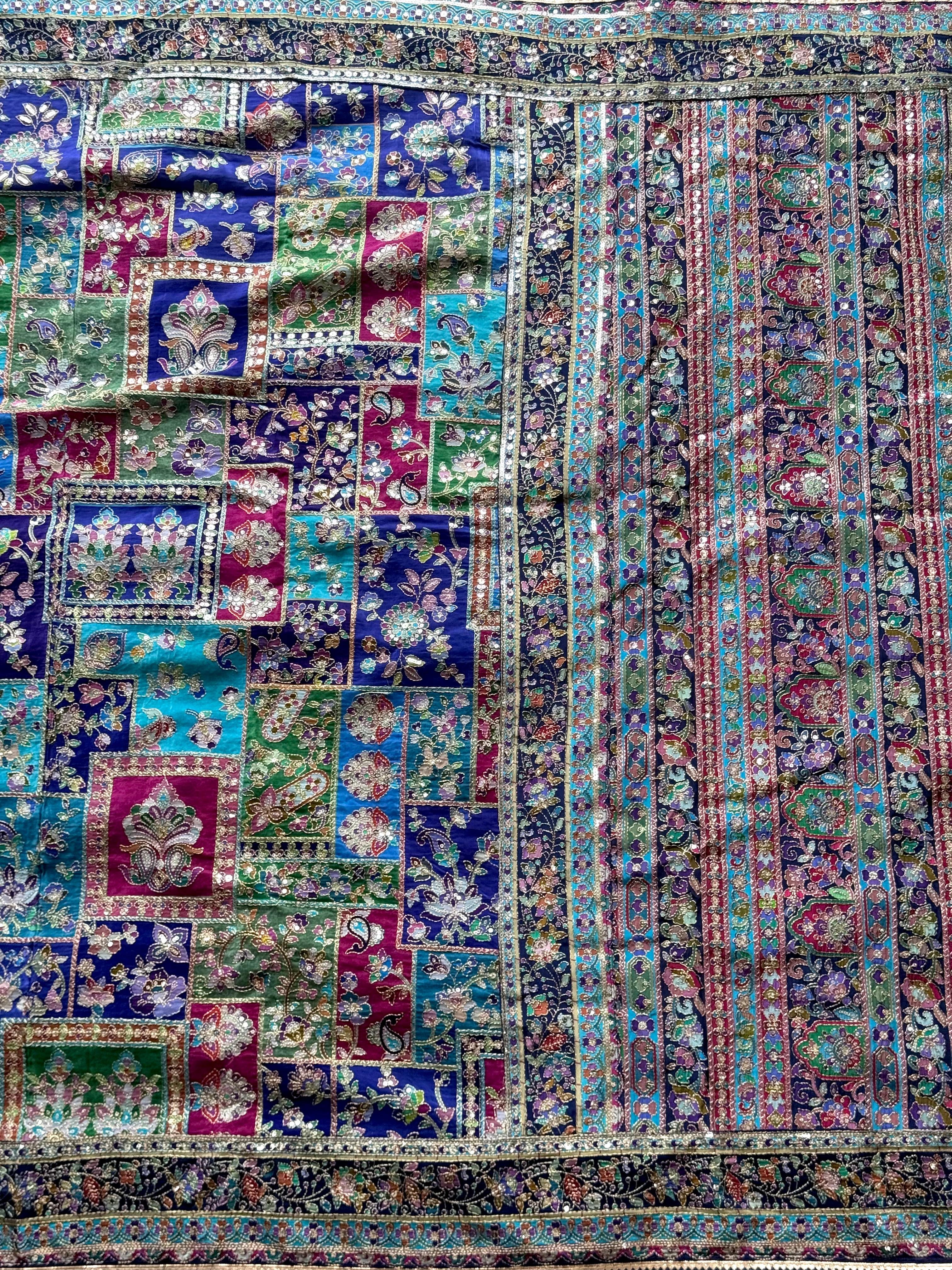 Sakshi- Designer Tissue Crepe Saree