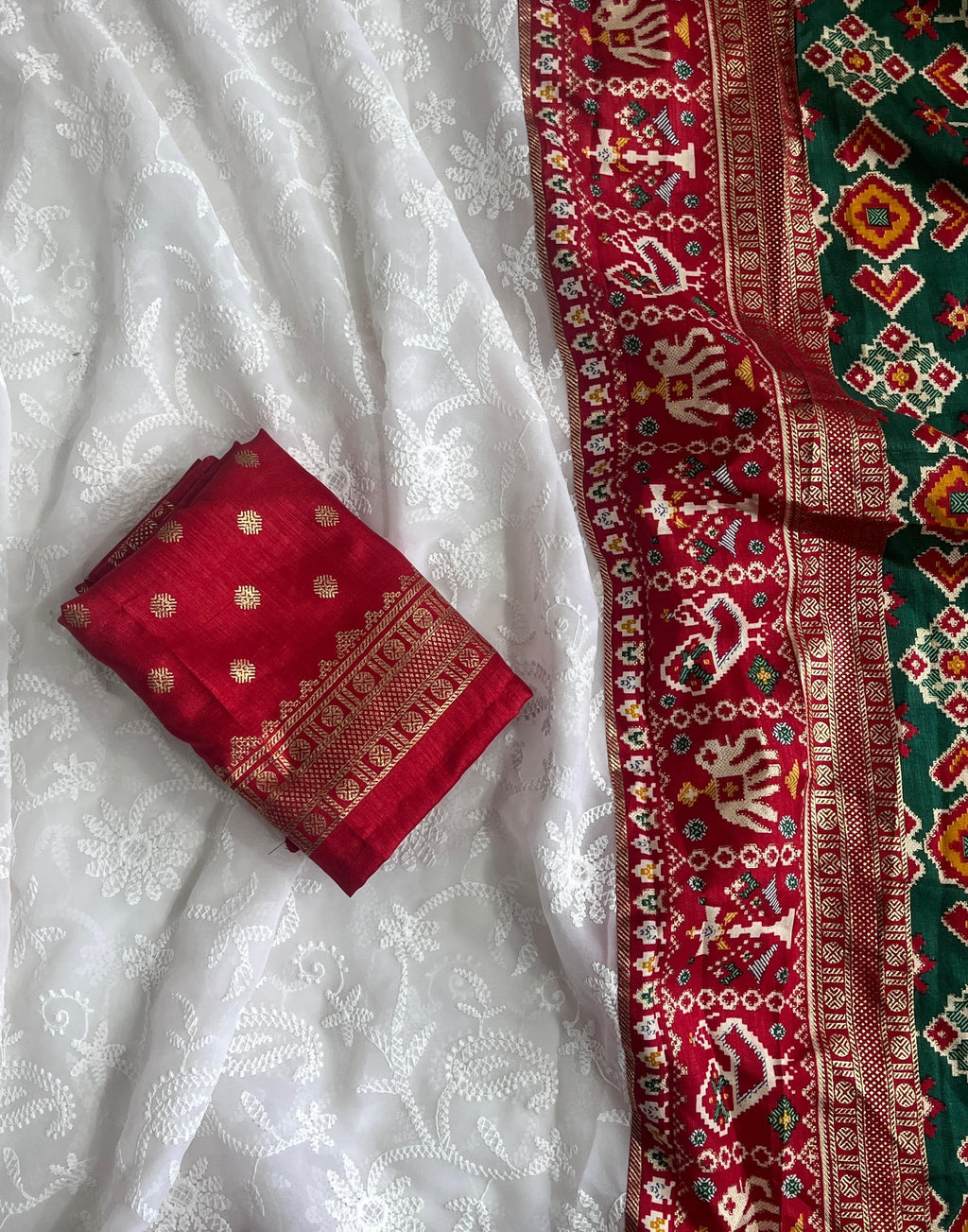 Hira - Premium Georgette Chikankari saree