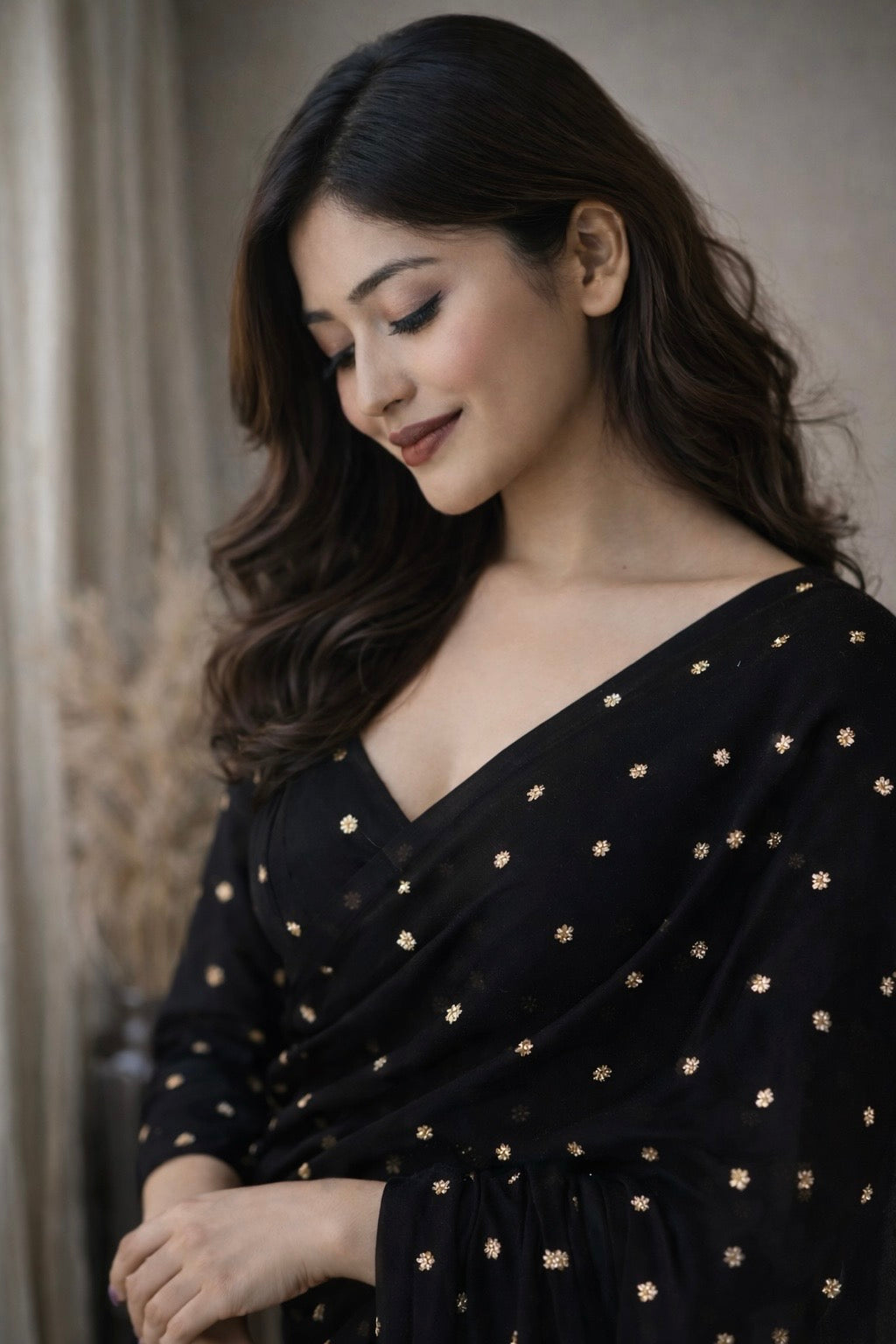 Mrinal - Crepe silk saree