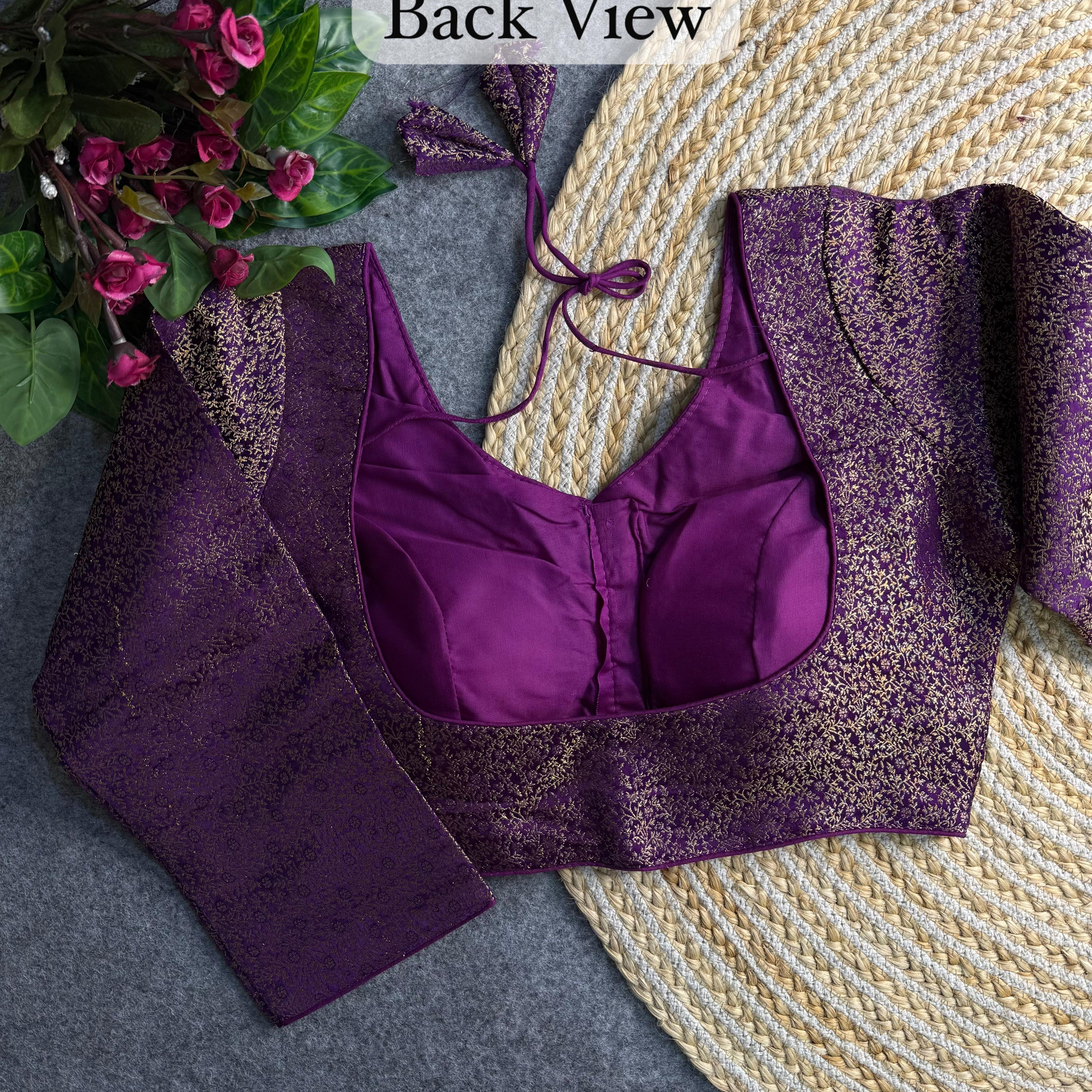 Dindhu - Brocade Padded Blouse