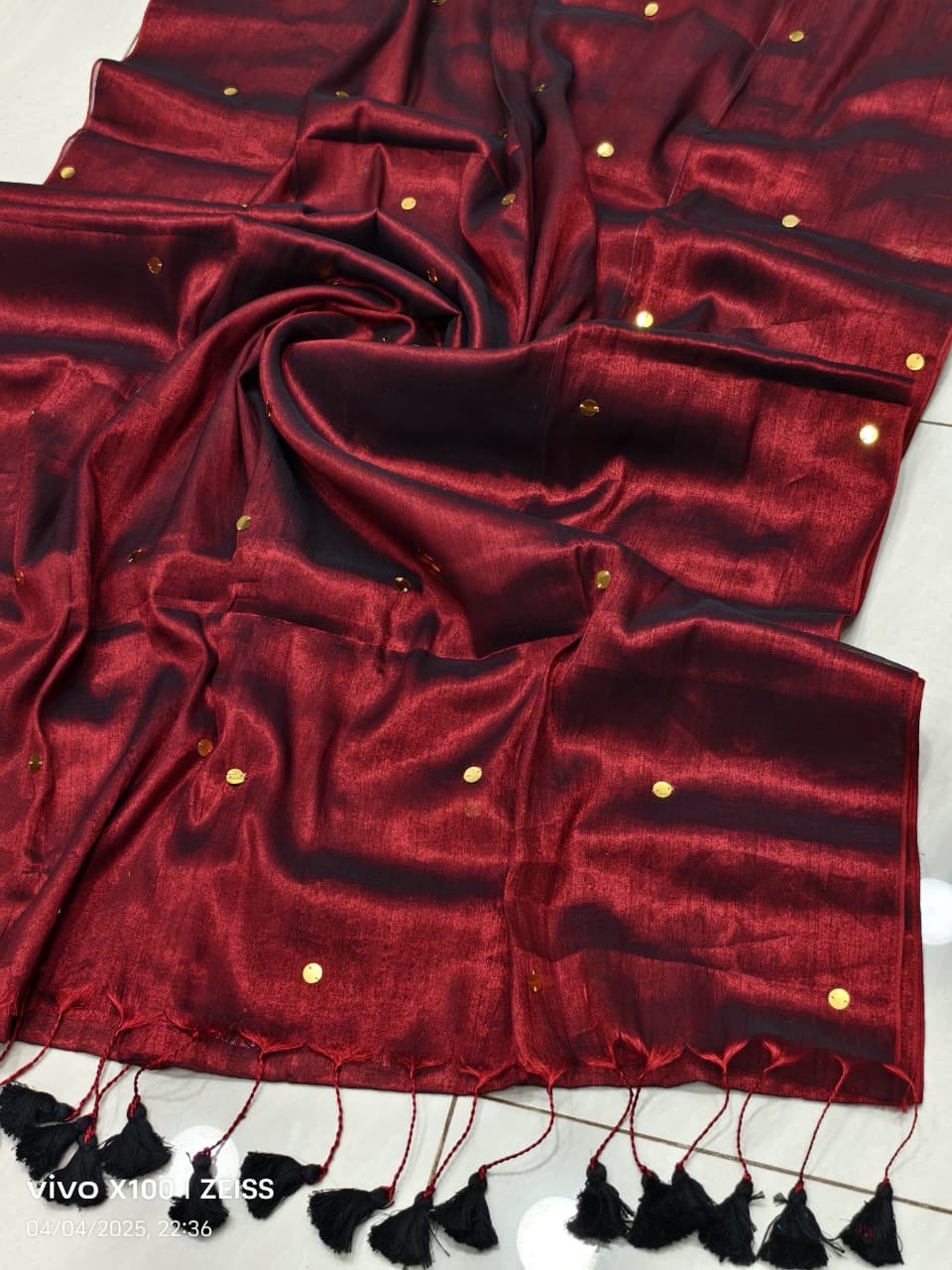 Tatvika - Handloom Tissue Silk Saree