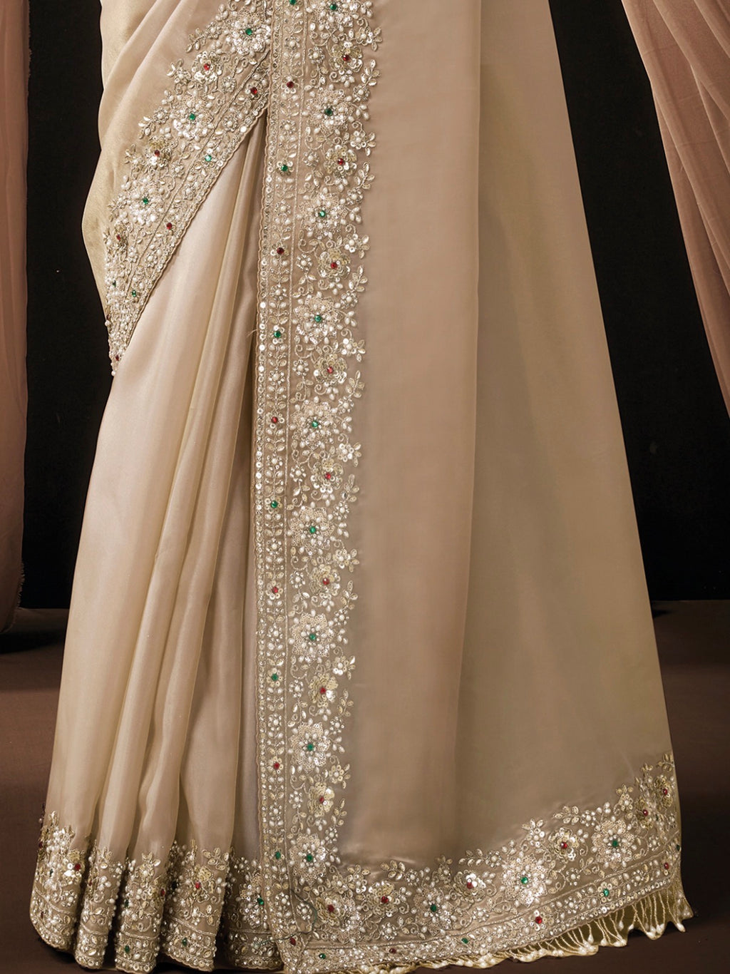 Maika - Soft Tissue Crepe Silk Saree