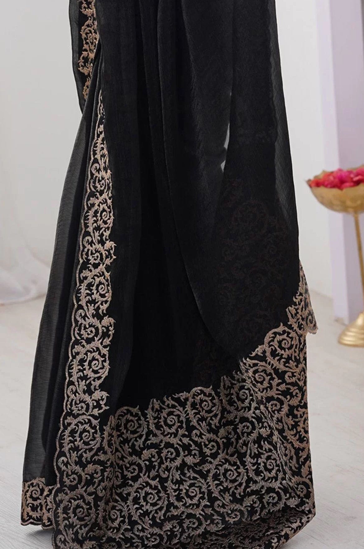 Arti - Chiffon Embroidered Saree