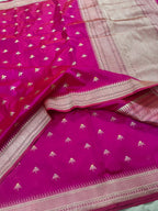 Ikatara - Banarasi Pure Katan Silk Meenakari Saree