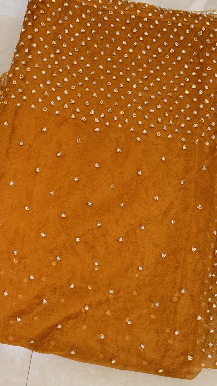 Miraaya - Designer Tissue Organza Saree with handwork