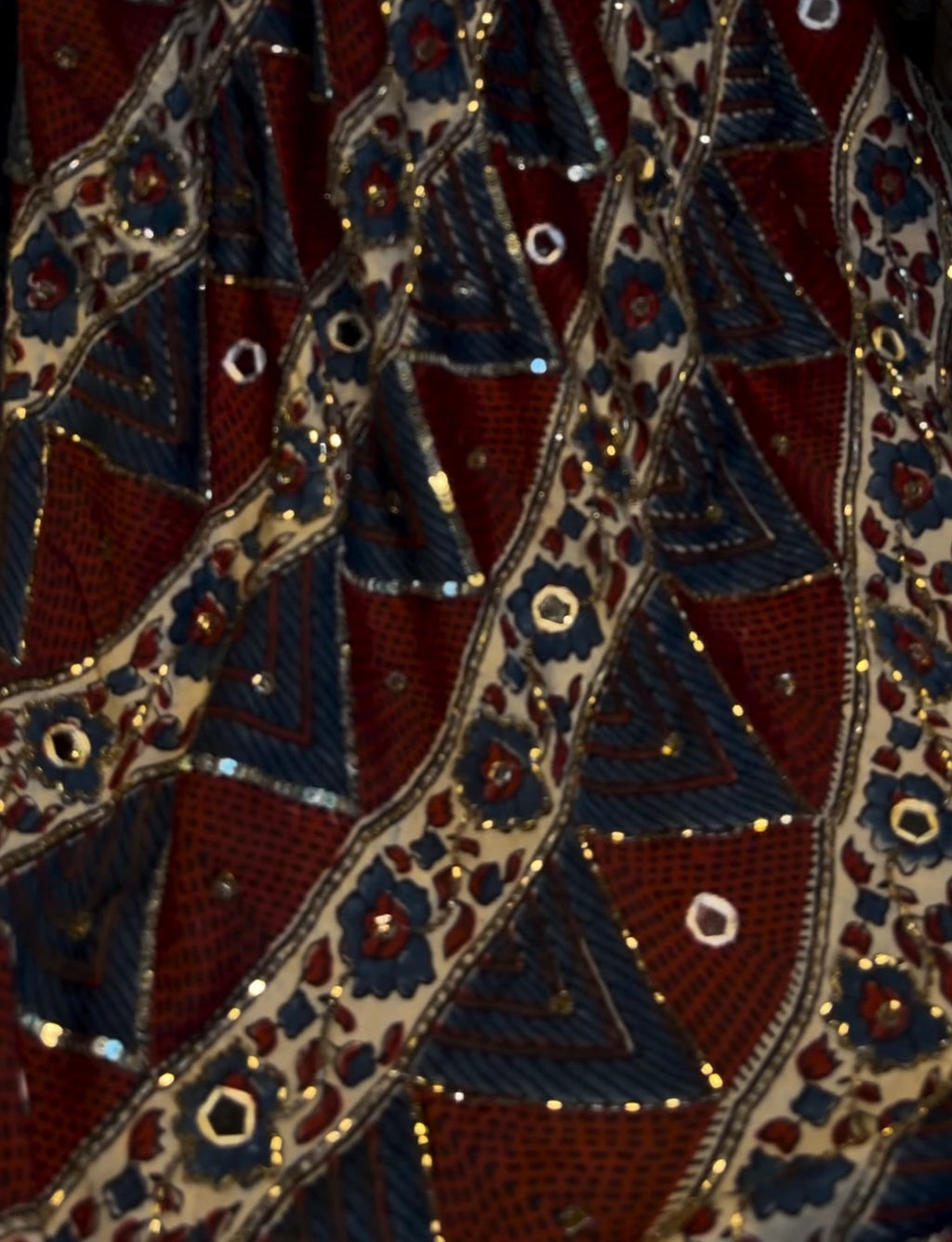Heeriya | Designer Handcrafted Ajrakh Saree [Dispatch Oct first week]