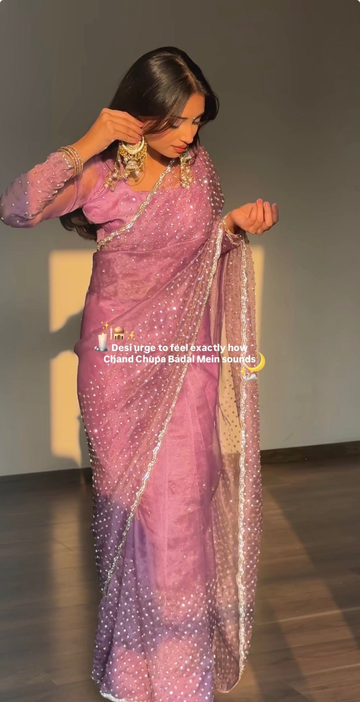 Masoom - Designer Tissue Organza Saree