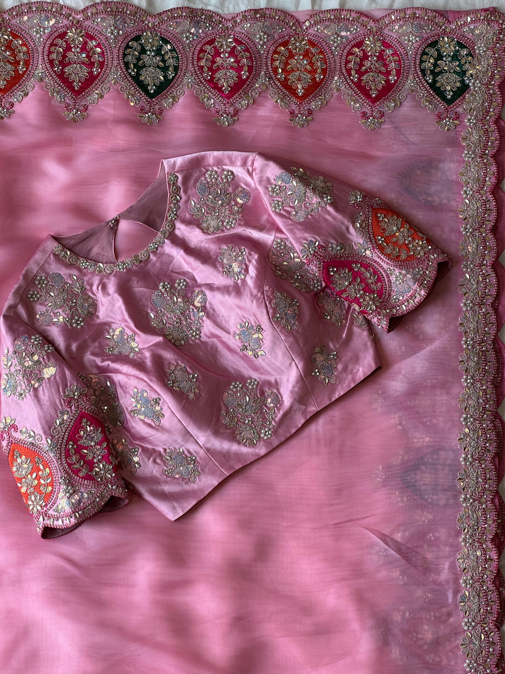 Mahina - Designer Tissue Saree