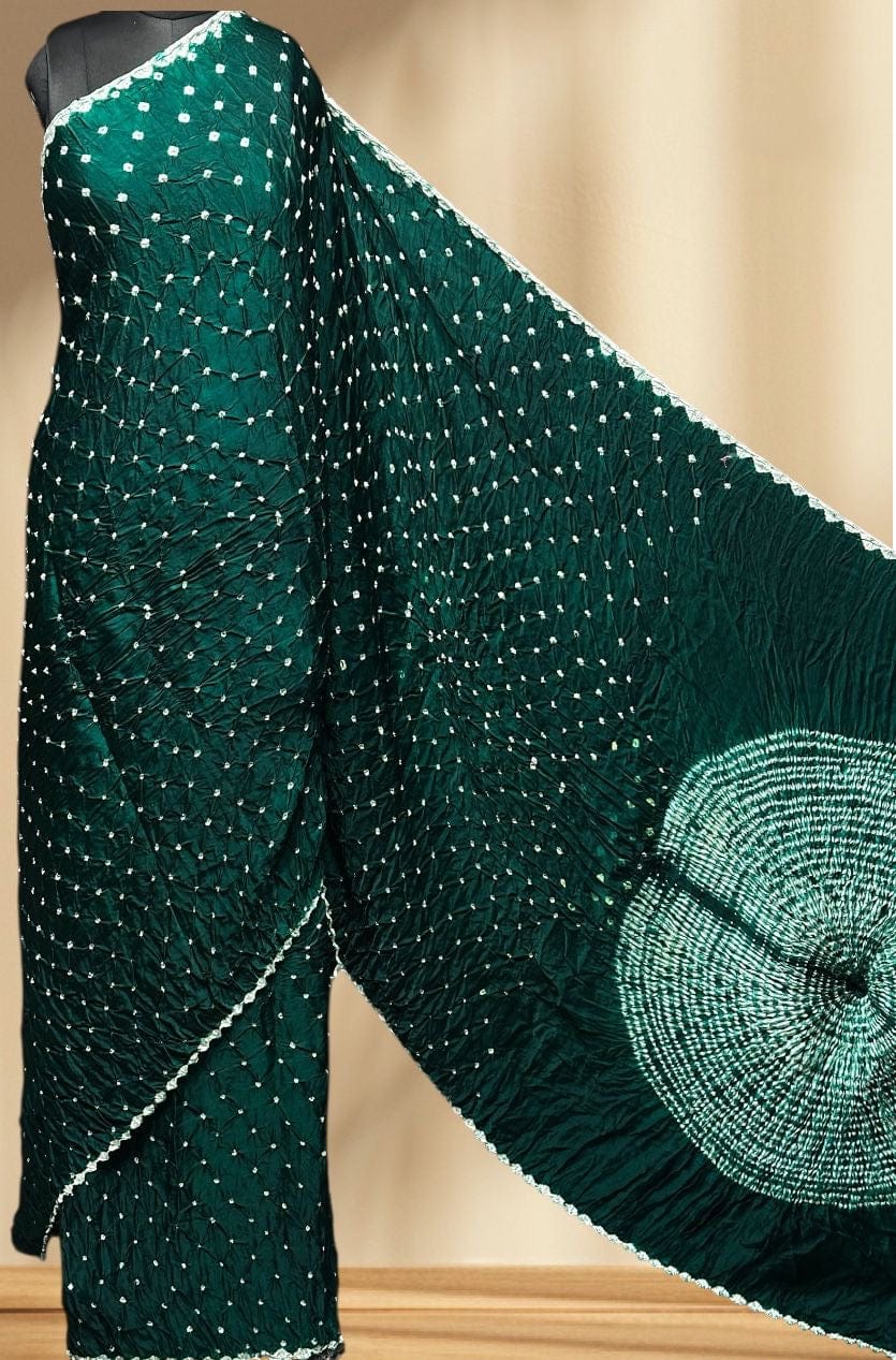 Neha - Pure Modal Silk Bandhej Saree