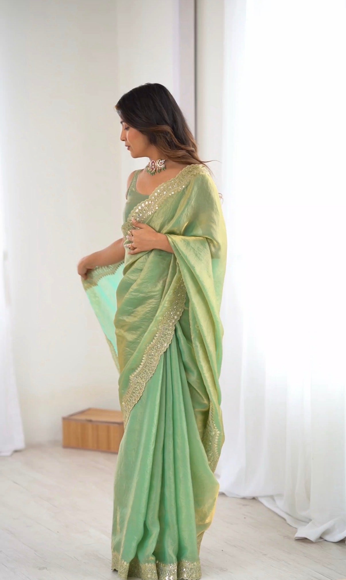 Mrunal - Crepe silk saree