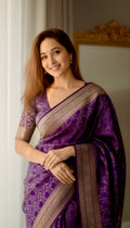 Buma-Pure Khaddi Crepe Chiffon Saree